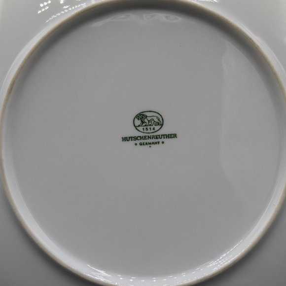 Wild Rose 8in Plate Signed H Gifford 1977 Hutschreuther Germany Hand Painted - Picture 4 of 11